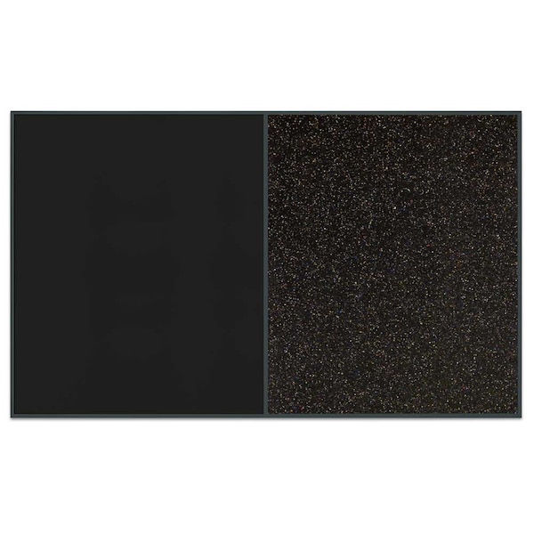 Sliding Door Indoor Enclosed Corkboard, 9